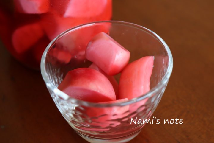 レシピ ラディッシュのピクルス Namiの暮らしのノート